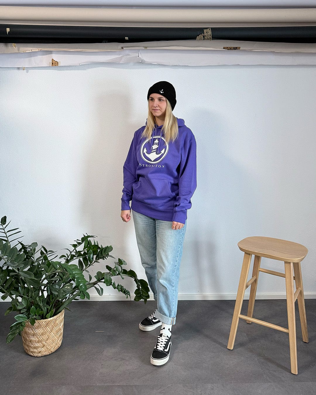 Anchouse Organic Hoodie - Purple Love