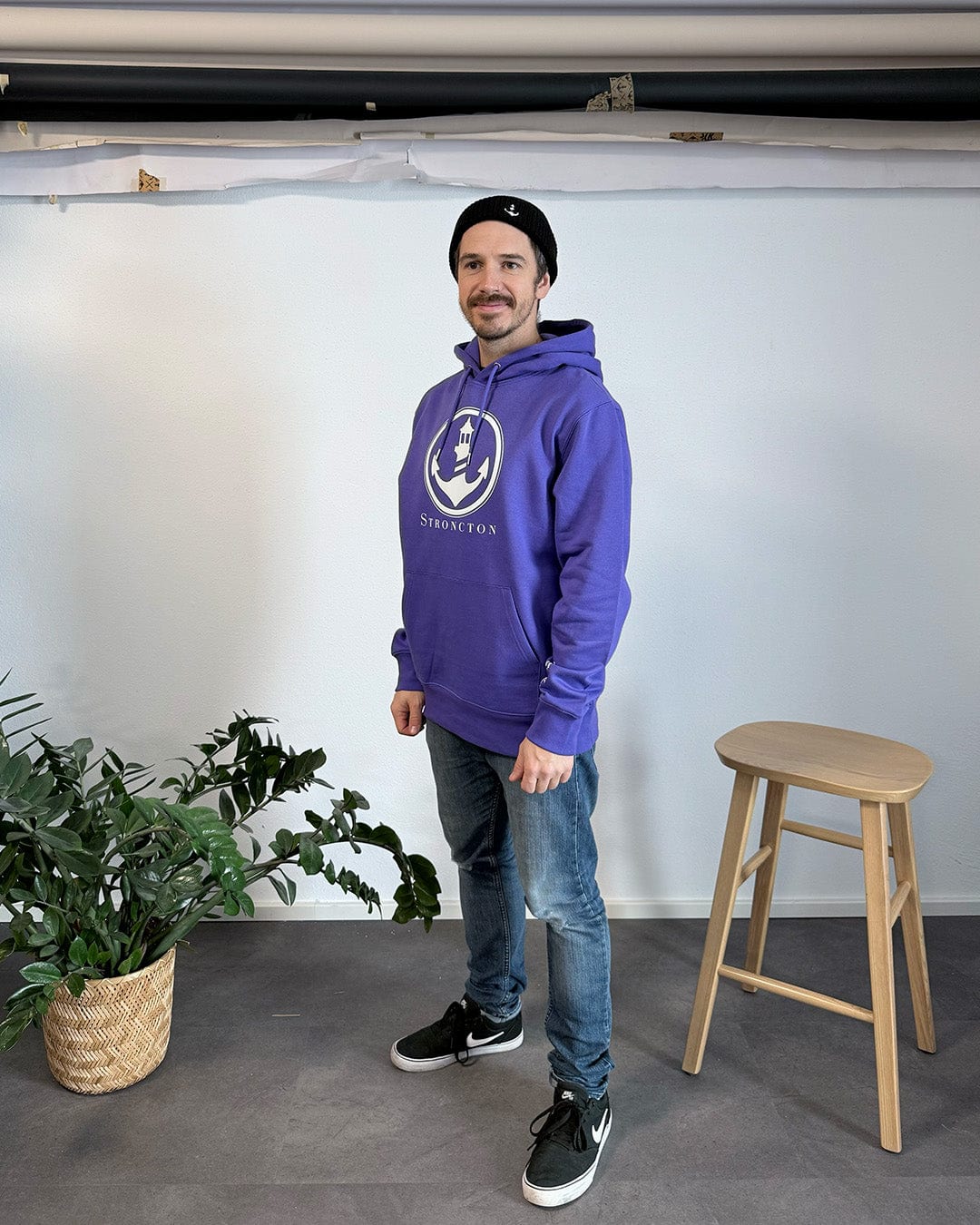 Anchouse Organic Hoodie - Purple Love