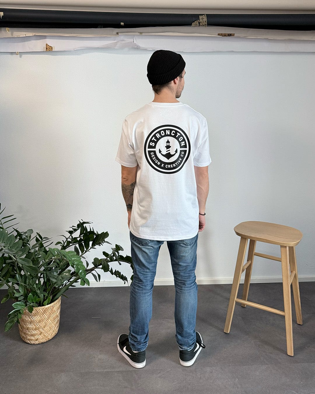 Stroncton DXCCo Logo T-Shirt - White