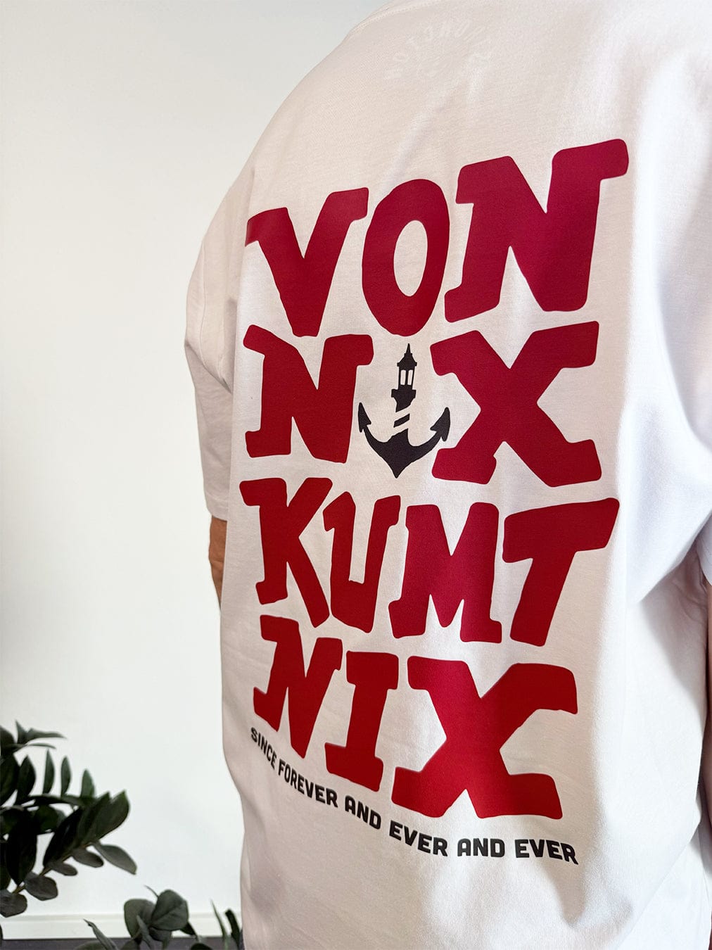 Von Nix Kumt Nix Type Organic T-Shirt - White