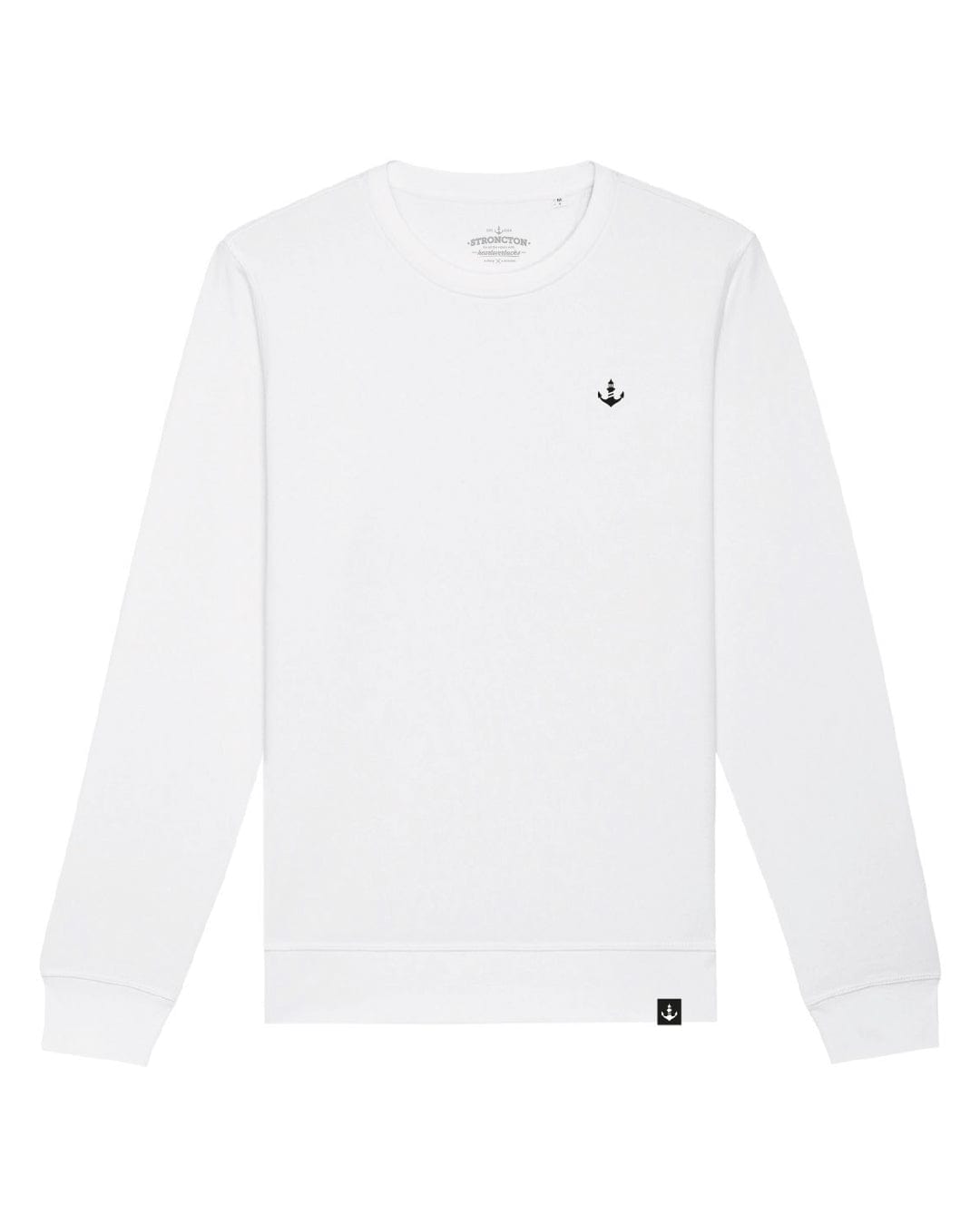 Logo Stitch Crewneck - White